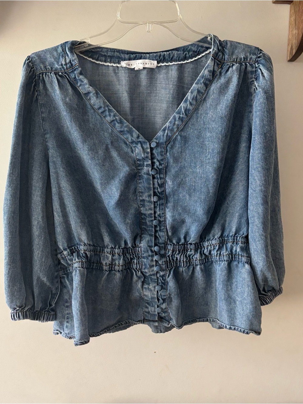 Jane + Delencey Demin top